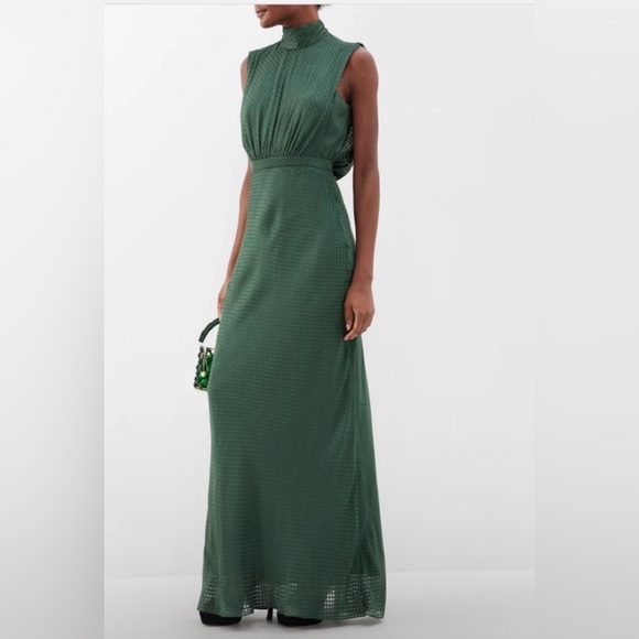 SALONI Dresses & Skirts - SALONI Emerald Fleur Maxi Dress